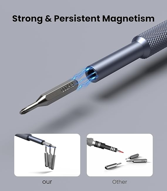 Premium 24-in-1 Magnetic Screwdriver Kit All in One Repair Tool.